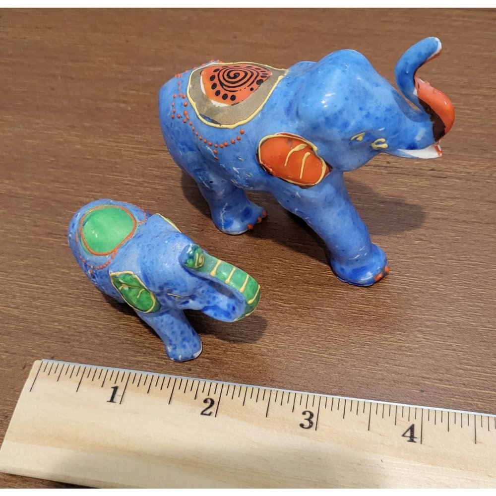 Ceramic‎ Handpainted Elephants